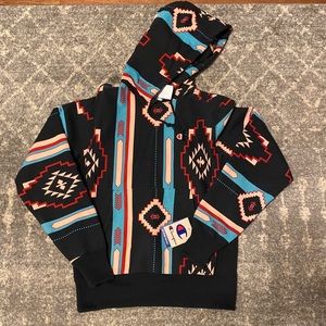 Champion x Urban Outfitters Aztec Hoodie NWT